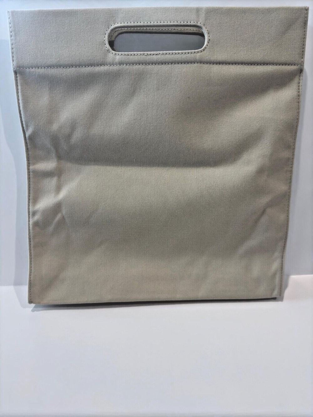Dior Homme Cream and Black Logo Canvas Tote - Picture 4 of 5